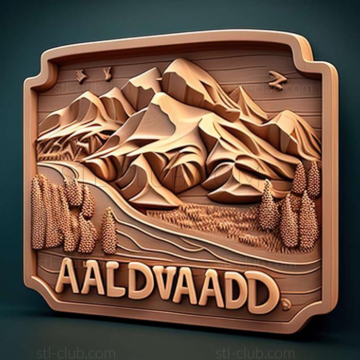 3D model Arvada Colorado (STL)